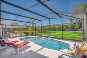 Spacious Pool Area and Game Room, Quiet Location Close to Disney #6LB73